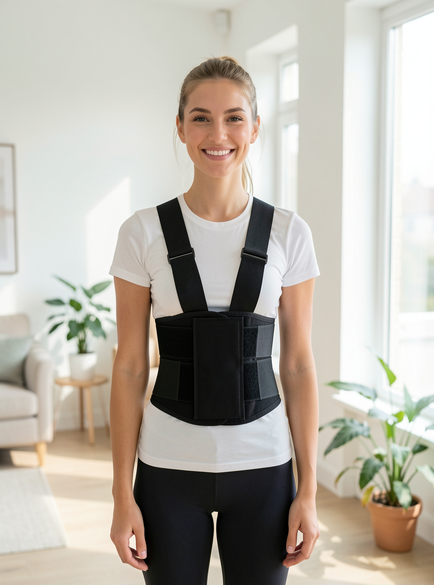 Woman wearing Upright posture corrector